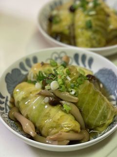 鶏の和風ロールキャベツ-レシピのメイン写真