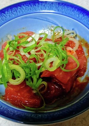 超簡単！マグロのキムチ漬け-レシピのメイン写真
