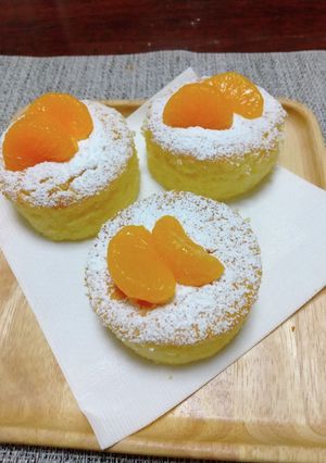 スポンジケーキ(小さく作りました)-レシピのメイン写真