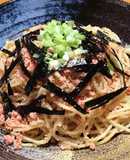 子供〜お年寄り♡焼き明太子の和風パスタ