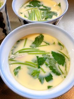 【簡単】白だしと卵だけでふわとろ茶碗蒸し-レシピのメイン写真
