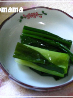 京土産☆九条ねぎのお漬物-レシピのメイン写真