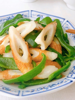 【家つま】レンジで竹輪とピーマンの中華風-レシピのメイン写真
