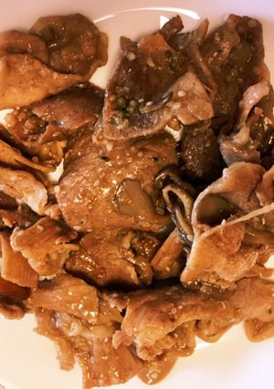 豚コマと舞茸のしぐれ煮-レシピのメイン写真