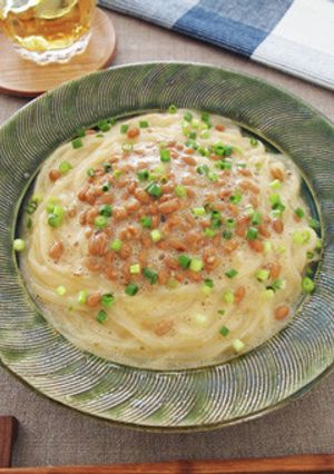ふわとろ納豆うどん-レシピのメイン写真