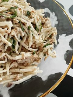 大根☆サバ缶☆大葉マヨサラダ-レシピのメイン写真