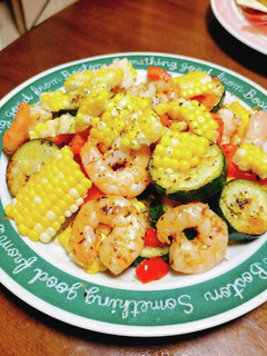 エビと夏野菜のイタリアンソテー-レシピのメイン写真