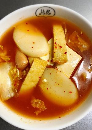 ダシダで作る♪簡単キムチスープ♡-レシピのメイン写真