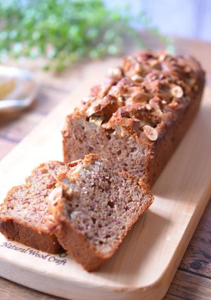 混ぜるだけ！ふんわり♡米粉のバナナケーキ-レシピのメイン写真