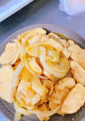 やわらか鶏胸肉の甘酢炒め-レシピのメイン写真