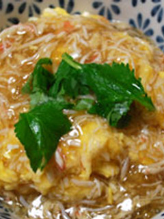 松葉ガニの和風カニ玉丼-レシピのメイン写真
