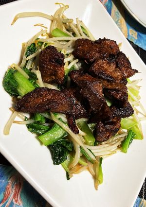 豚のレバー焼き-レシピのメイン写真