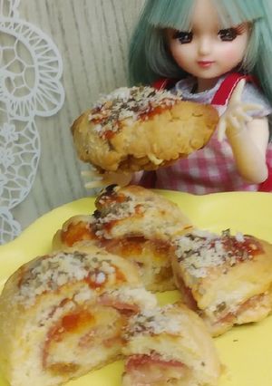 リカちゃん♡ホットケーキミックスでパン-レシピのメイン写真