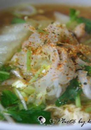 白菜沢山にゅうめん-レシピのメイン写真