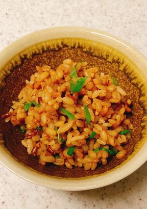 金山寺味噌の旨味満喫♪ヘルシーもち麦ご飯-レシピのメイン写真
