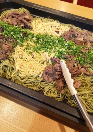 ホットプレートで瓦そば-レシピのメイン写真