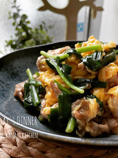 豚こまニラ玉あんかけ♪♪-レシピのメイン写真