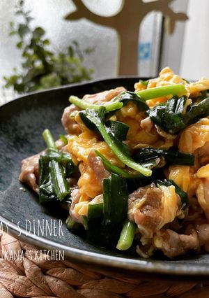 豚こまニラ玉あんかけ♪♪-レシピのメイン写真