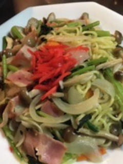 小松菜焼きそば-レシピのメイン写真