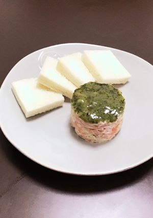 簡単レシピで絶品！サーモンのタルタル-レシピのメイン写真