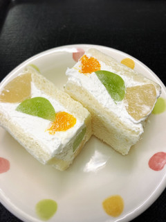 断面キレイなフルーツサンド♪-レシピのメイン写真