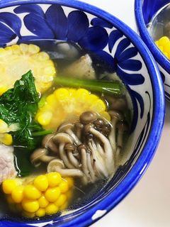 輪切りとうもろこしのスープ-レシピのメイン写真