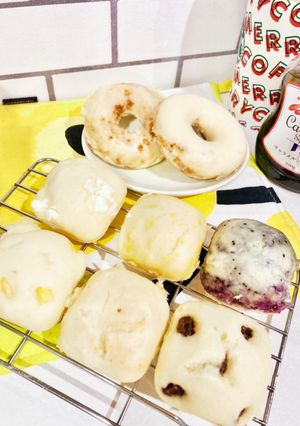 ホットケーキミックスで幼児食蒸しパン-レシピのメイン写真