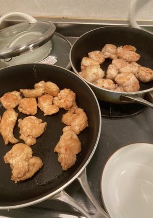 鶏胸肉の唐揚げもどき(手前)-レシピのメイン写真