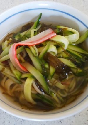 簡単材料三つで作り置き酢の物-レシピのメイン写真