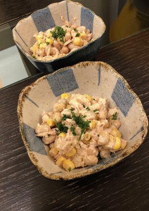豆サラダ① 大豆のツナマヨあえ-レシピのメイン写真