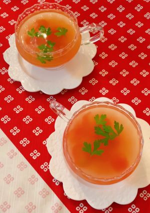 ひんやりトマトコンソメスープ-レシピのメイン写真