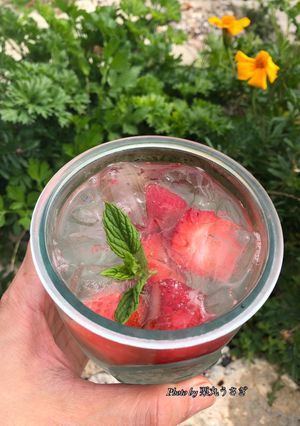 シャリシャリ♪ハニーいちご炭酸水-レシピのメイン写真