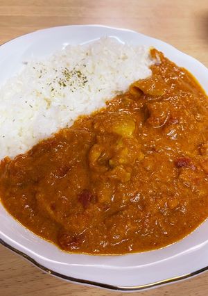 バナナ救済♪ヨーグルトチキントマトカレー-レシピのメイン写真