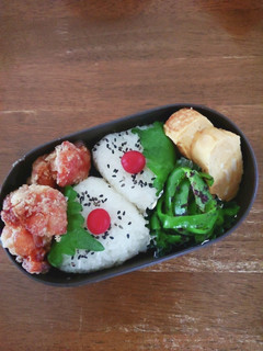 JK☆カリカリ梅としそのおにぎり弁当♪-レシピのメイン写真