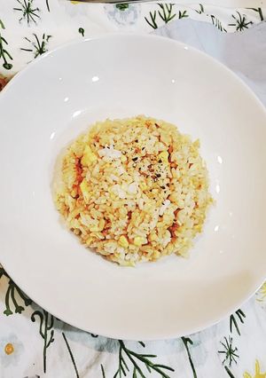 結局シンプルが一番！ネギと卵のチャーハン-レシピのメイン写真