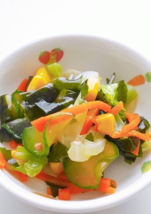 保育園給食わかめサラダレシピ-レシピのメイン写真