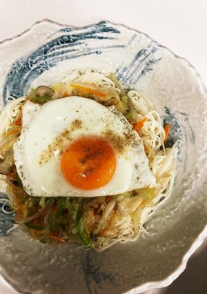 野菜あんかけそうめん♬-レシピのメイン写真