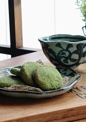 おうちカフェ★サクサク抹茶クッキー-レシピのメイン写真