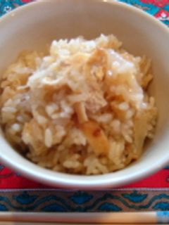 大根とほたて缶の炊き込みご飯-レシピのメイン写真
