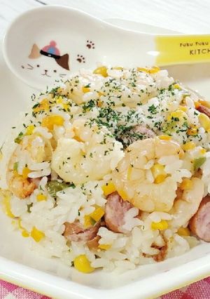 炊飯器で簡単♪えびピラフ-レシピのメイン写真