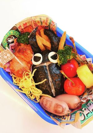 クワガタのキャラ弁!!-レシピのメイン写真