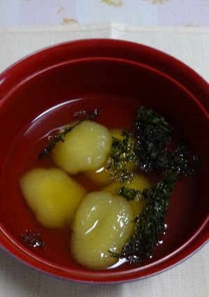 【郷土料理】くずだんご汁-レシピのメイン写真