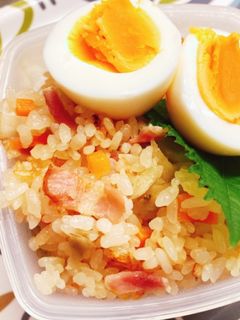 ごぼういっぱいベーコン炊き込みご飯-レシピのメイン写真