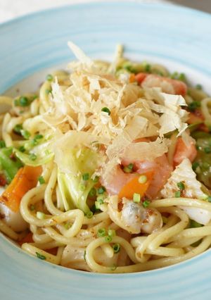 簡単!うに醤の海鮮焼きそば-レシピのメイン写真