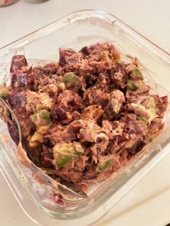 ビーツとアボカドとツナのサラダ-レシピのメイン写真