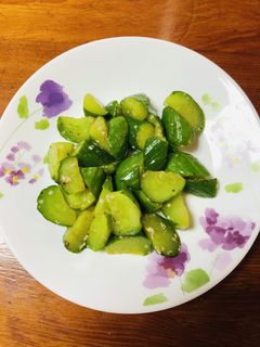 胡瓜だけの炒め物 スイチリ生塩麹ブラぺ-レシピのメイン写真