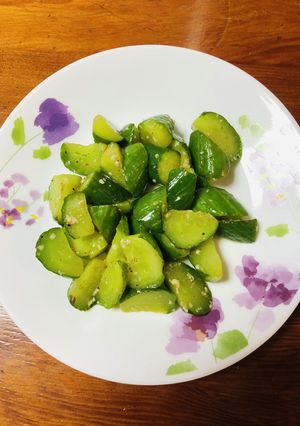 胡瓜だけの炒め物 スイチリ生塩麹ブラぺ-レシピのメイン写真