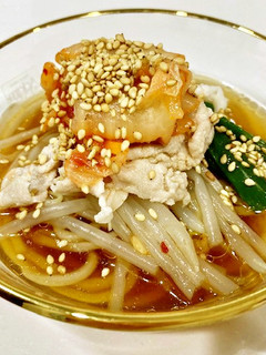 栄養◎夏に美味しい豚しゃぶキムチ冷麺-レシピのメイン写真