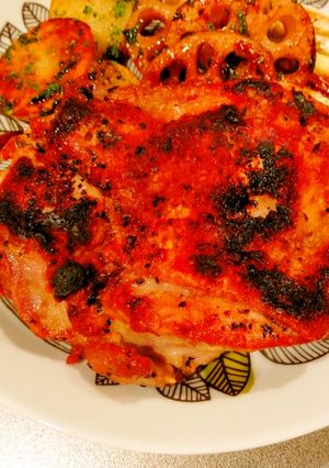 魚焼きグリルでローストチキン-レシピのメイン写真