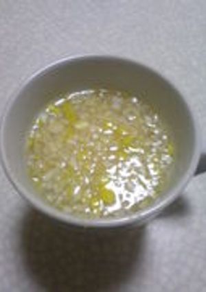 風邪には簡単ねぎ生姜味噌汁-レシピのメイン写真